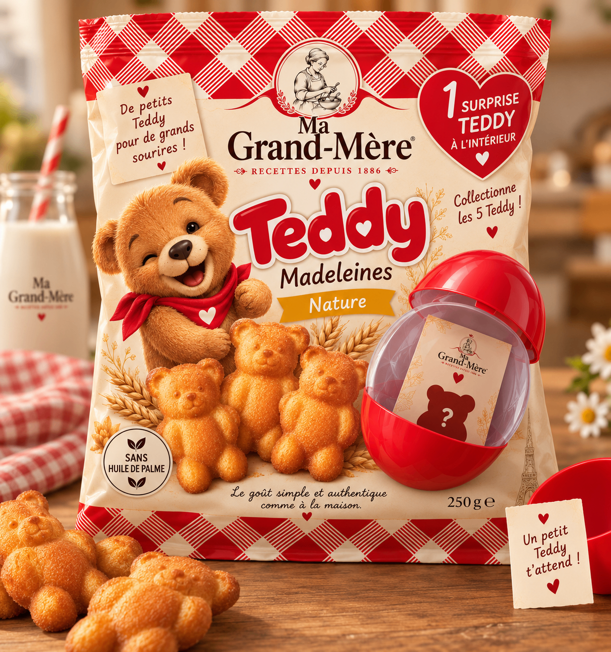 Madeleines moulées — Ma Grand-Mère